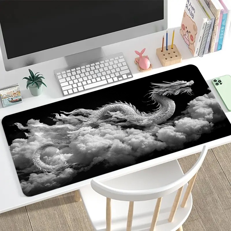 Black and White Dragon Gaming  - Desk Setup Pc And Laptop 评论和价格