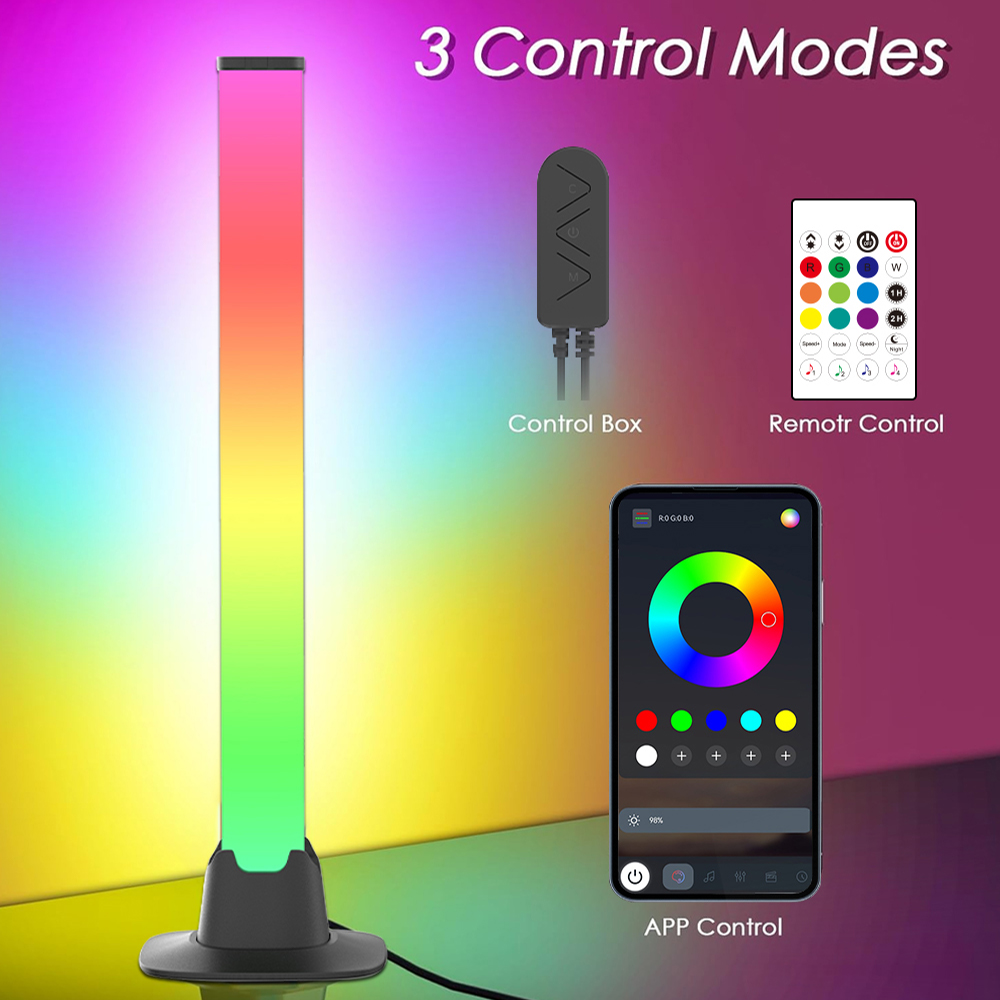 RGB LED Lights Bar Bluetooth S - Desk Setup With Tv 评论和价格