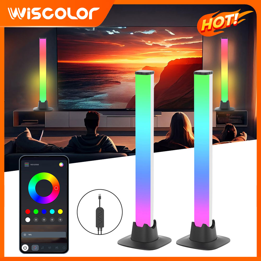 Desktop Setup RGB LED Lights B - Desk Setup With Tv 评论和价格
