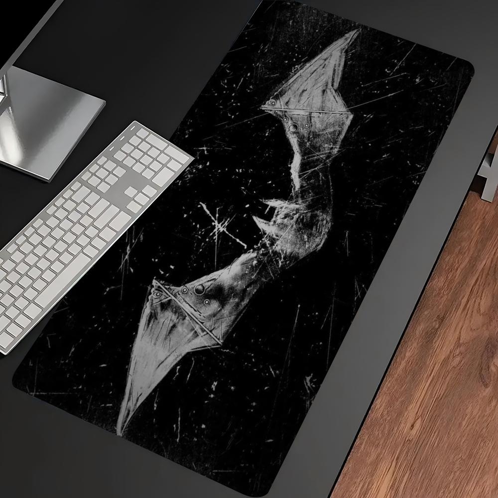 Dark Red Bat Pattern Large Gam - Desk Setup Pc And Laptop 评论和价格