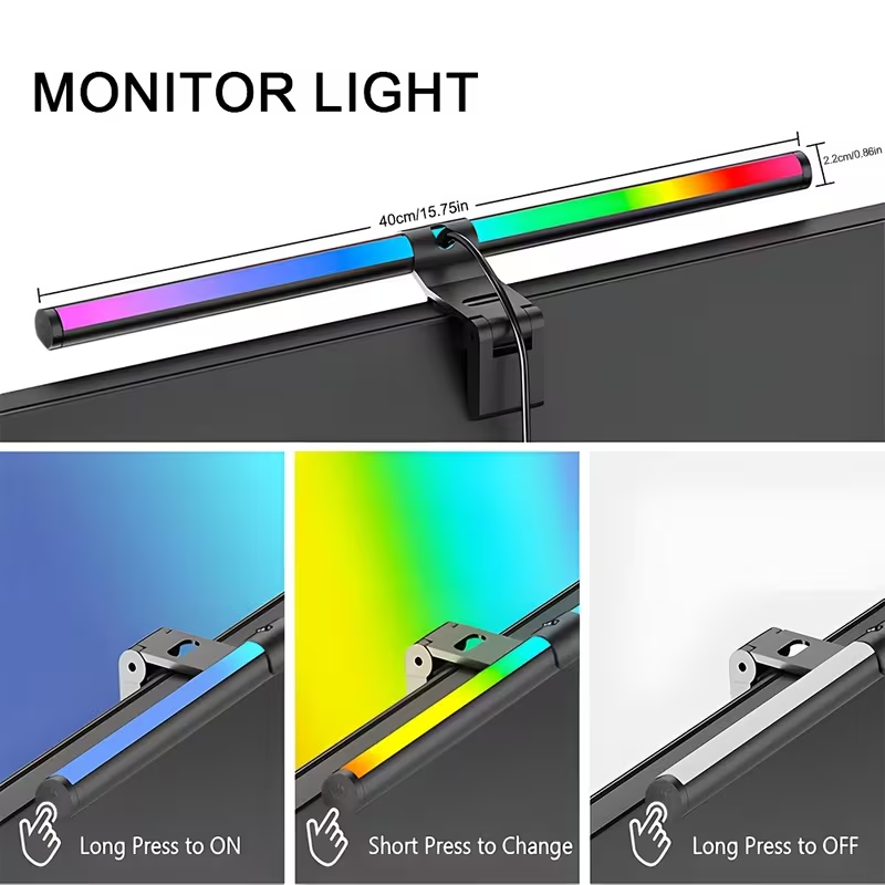 Monitor Light Bar RGB Lightbar - Setup Desk Monitor 评论和价格