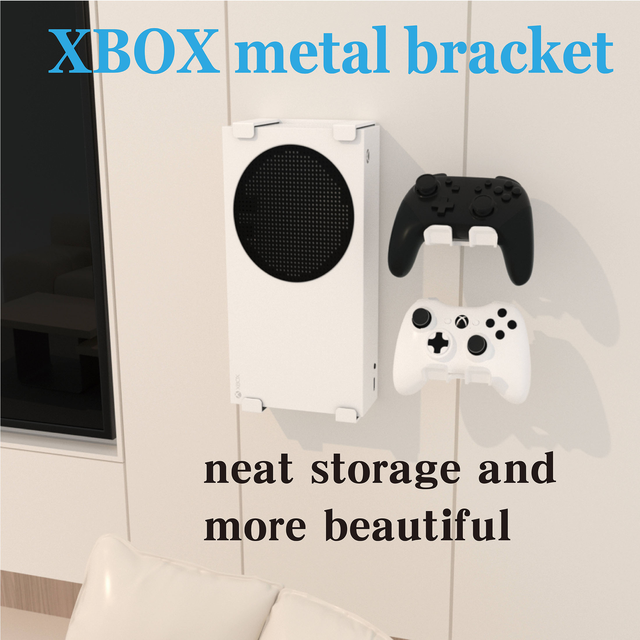 Wall Mount Holer for Xbox Seri - Desk Setup Xbox 评论和价格