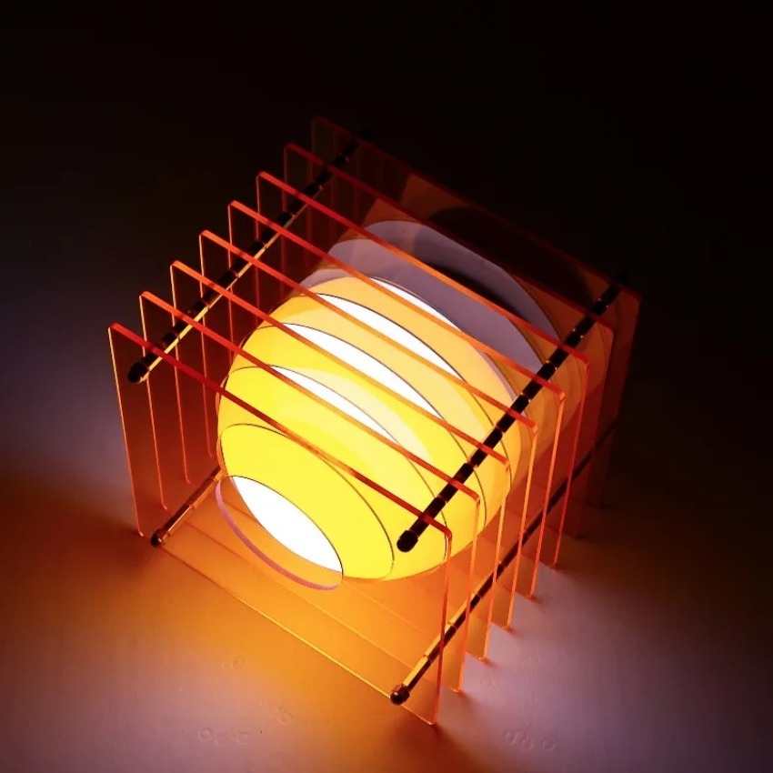 DIY Acrylic Thousand Layer Lam - Desk Setup Lamp 评论和价格