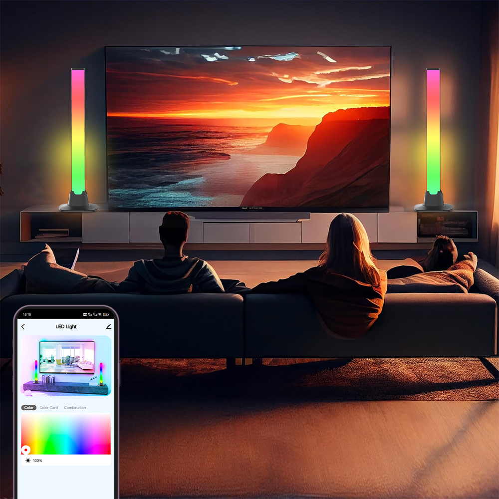 TV Backlight Tuya WIFI RGB LED - Desk Setup With Tv 评论和价格
