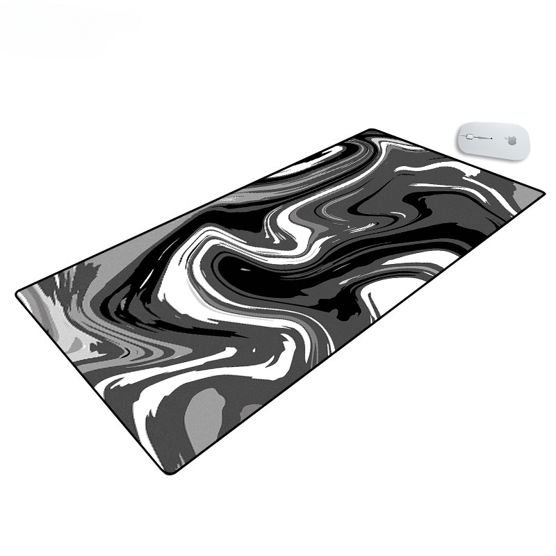 Large Mat Mouse Pad Fluid Art  - Desk Setup Pc And Laptop 评论和价格