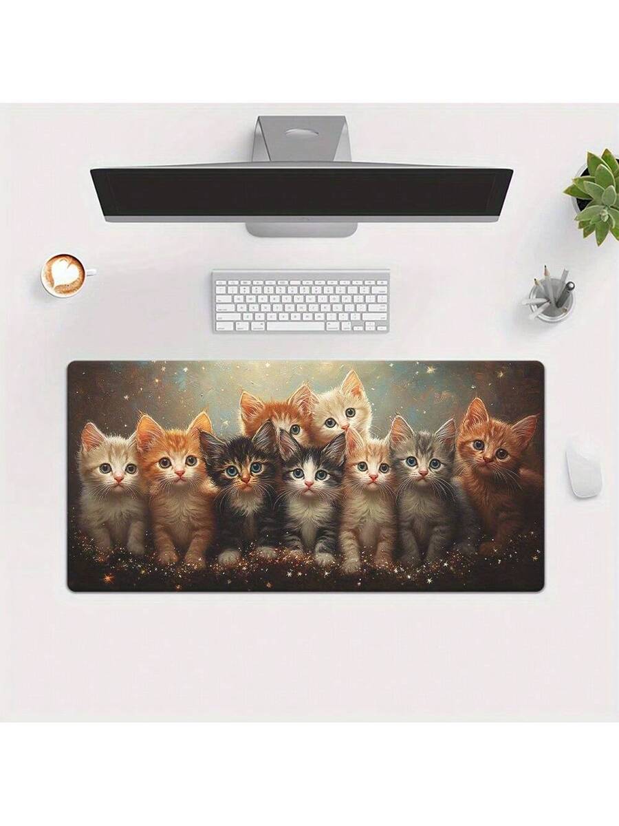 Cute Kitten Gaming Mouse Pad D - Desk Setup Pc And Laptop 评论和价格