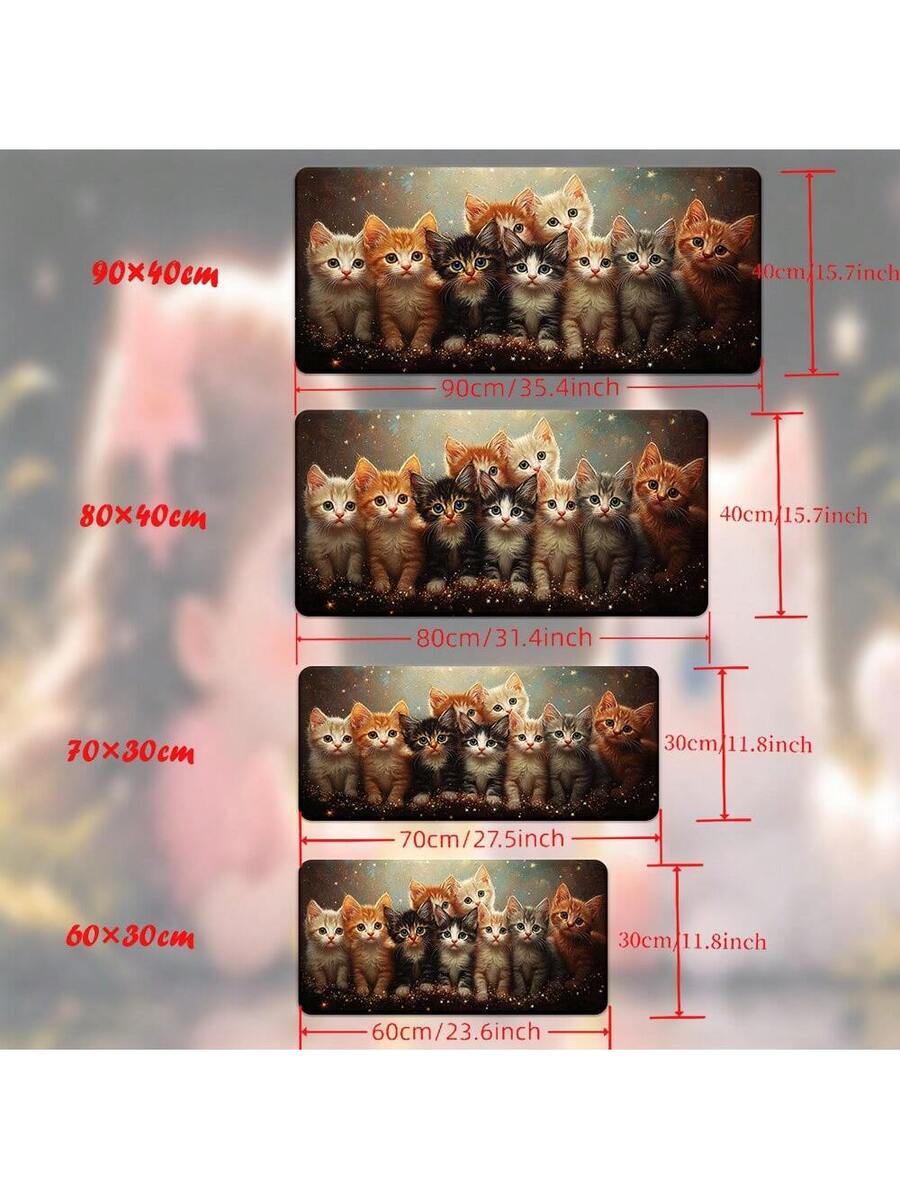 Cute Kitten Gaming Mouse Pad D - Desk Setup Pc And Laptop 评论和价格