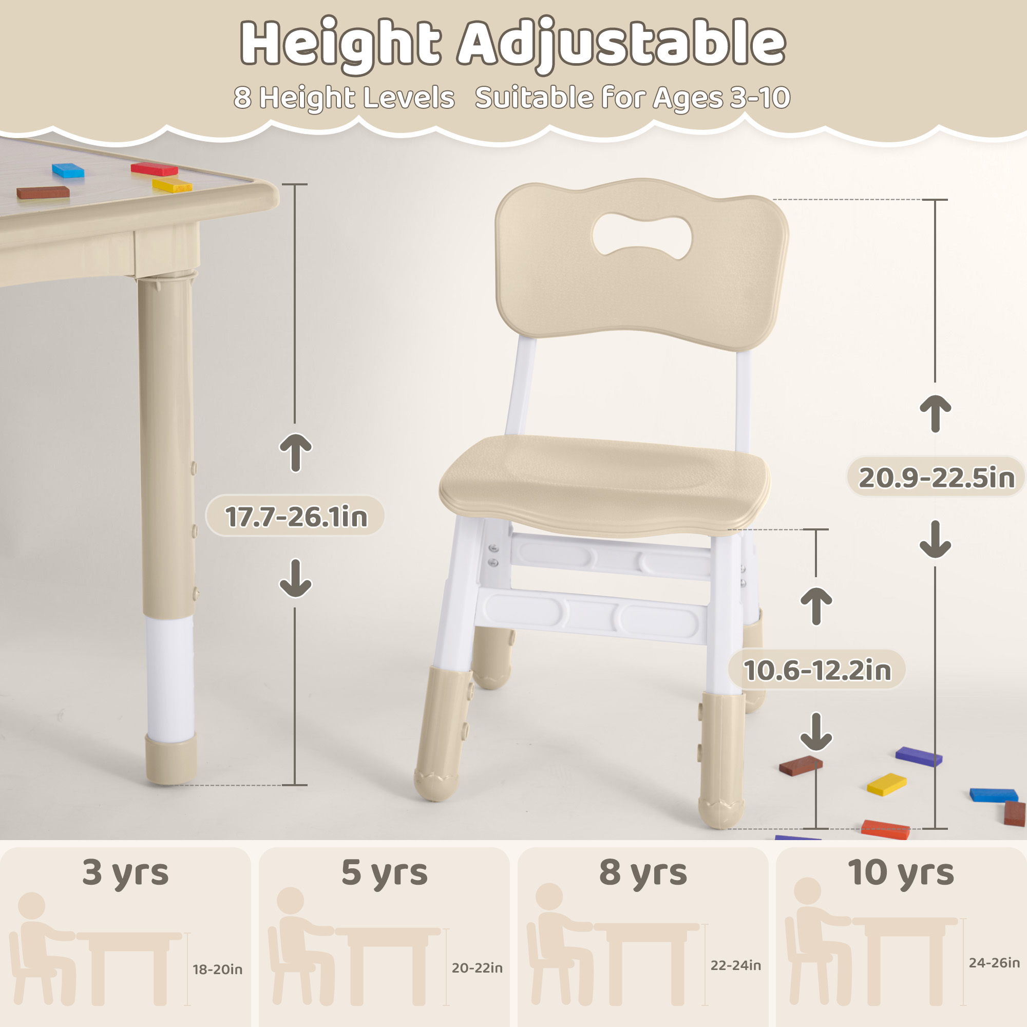 Kids Table And 2 Chairs Set He - Desk Setup Minimalist 评论和价格