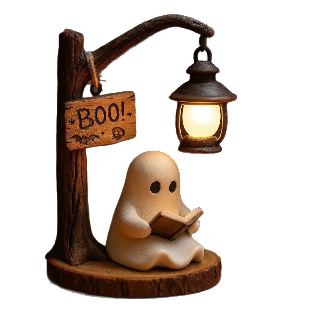Ghost Reading Lantern 4.3x3.14 - Desk Setup Lamp 评论和价格