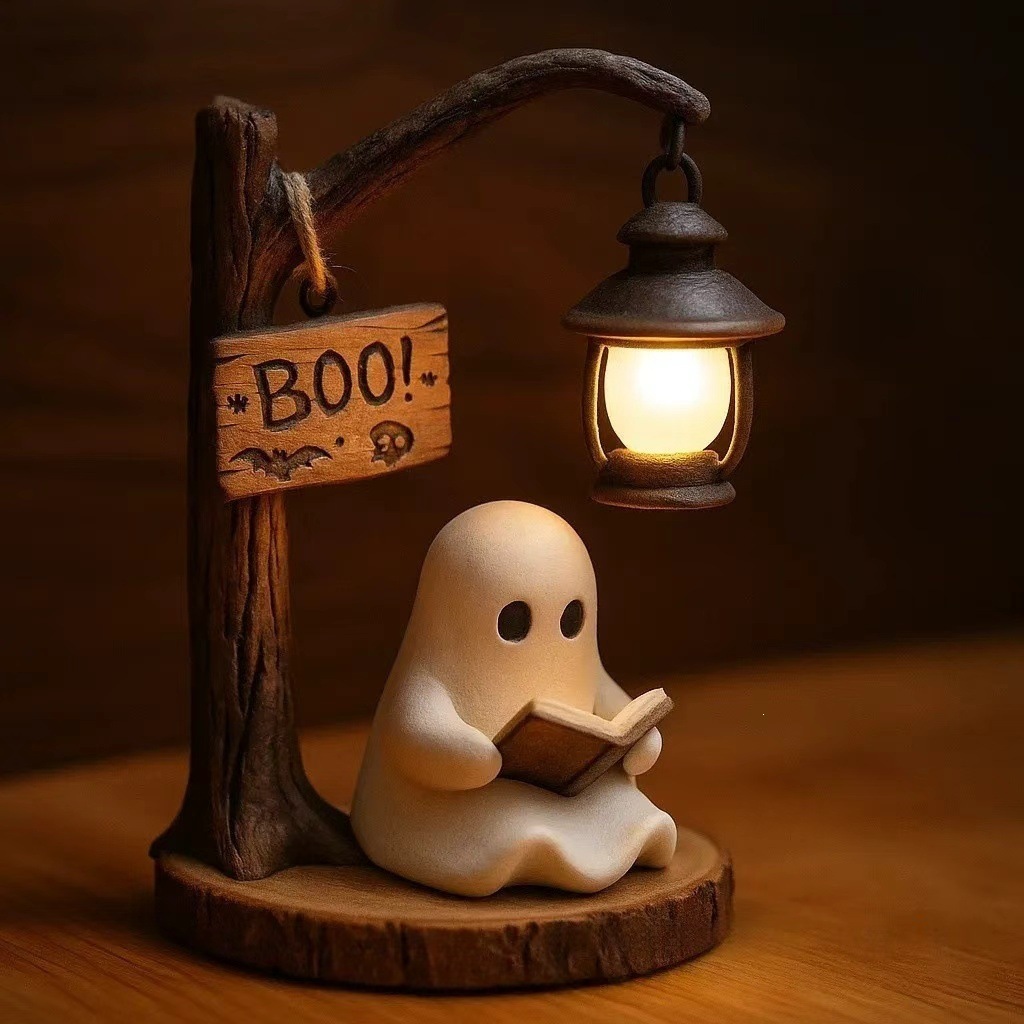 Ghost Reading Lantern 4.3x3.14 - Desk Setup Lamp 评论和价格