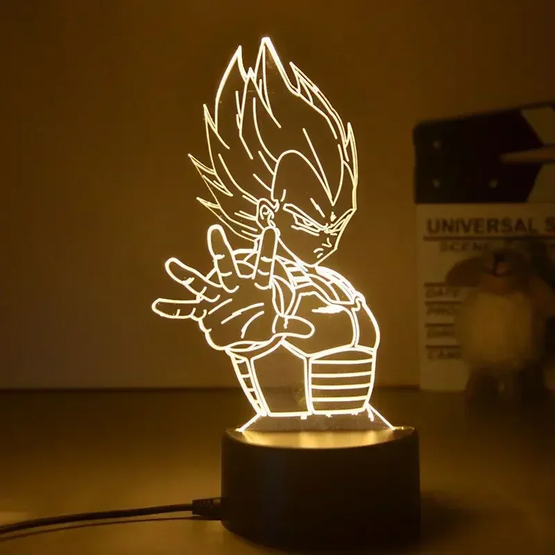 Dragon Ball Z Super Saiyan Veg - Desk Setup Lamp 评论和价格