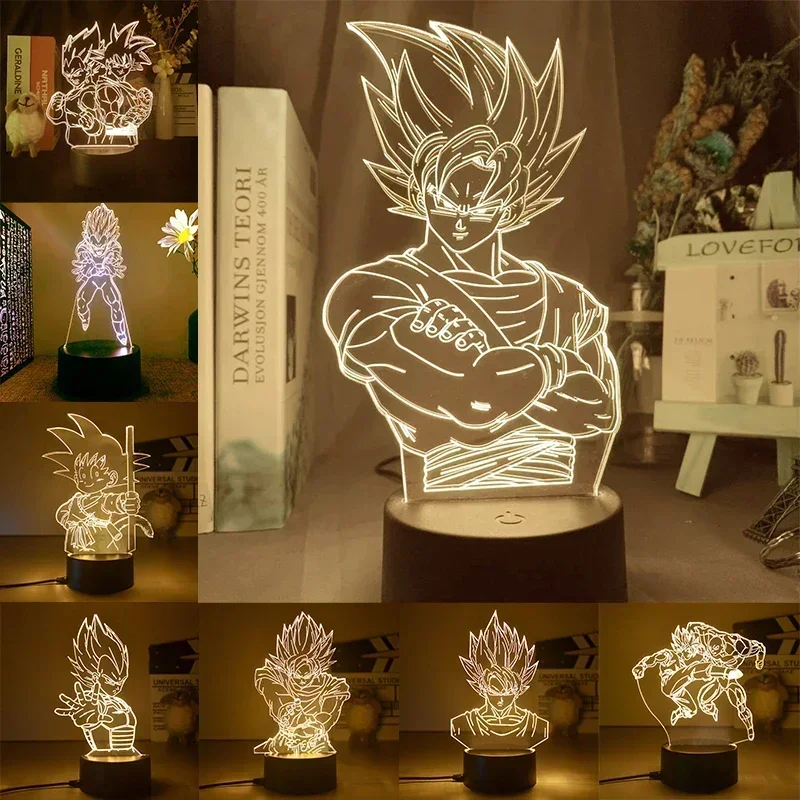 Dragon Ball Z Super Saiyan Veg - Desk Setup Lamp 评论和价格