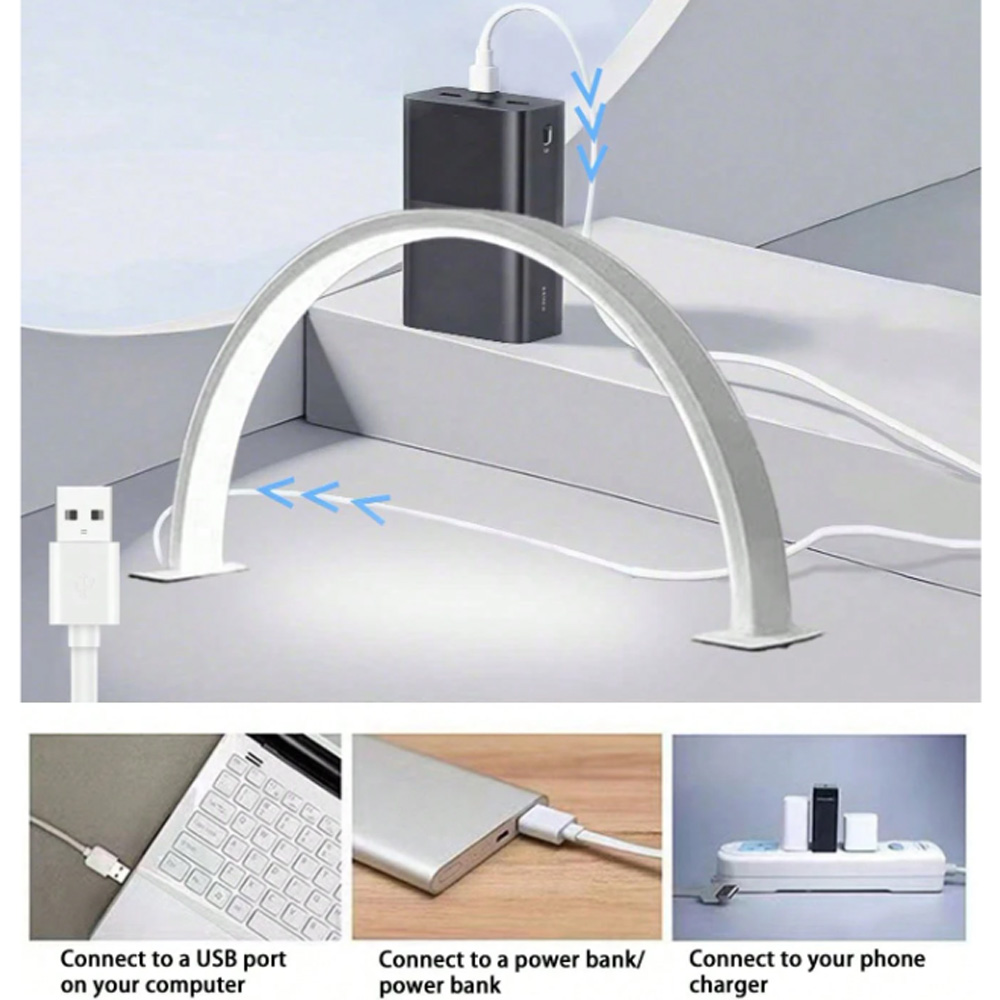 Nail Lamp 40/66CM Fill Light U - Desk Setup Lamp 评论和价格