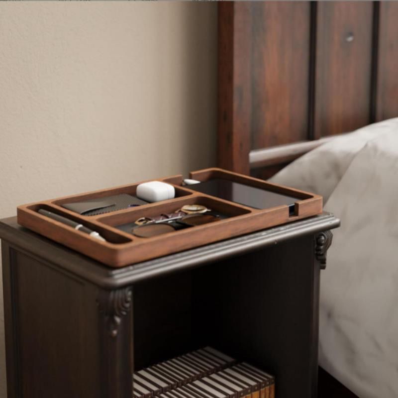 Solid Wood Storage Tray Nordic - Desk Setup Minimalist 评论和价格
