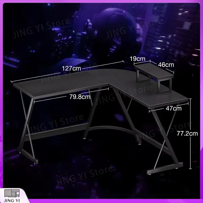 L Shaped Gaming Desk with Moni - Desk Setup L Shaped 评论和价格