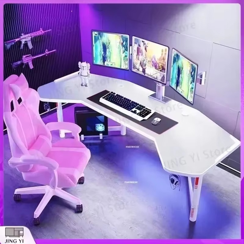 Professional Gaming Desk Ergon - Desk Setup L Shaped 评论和价格
