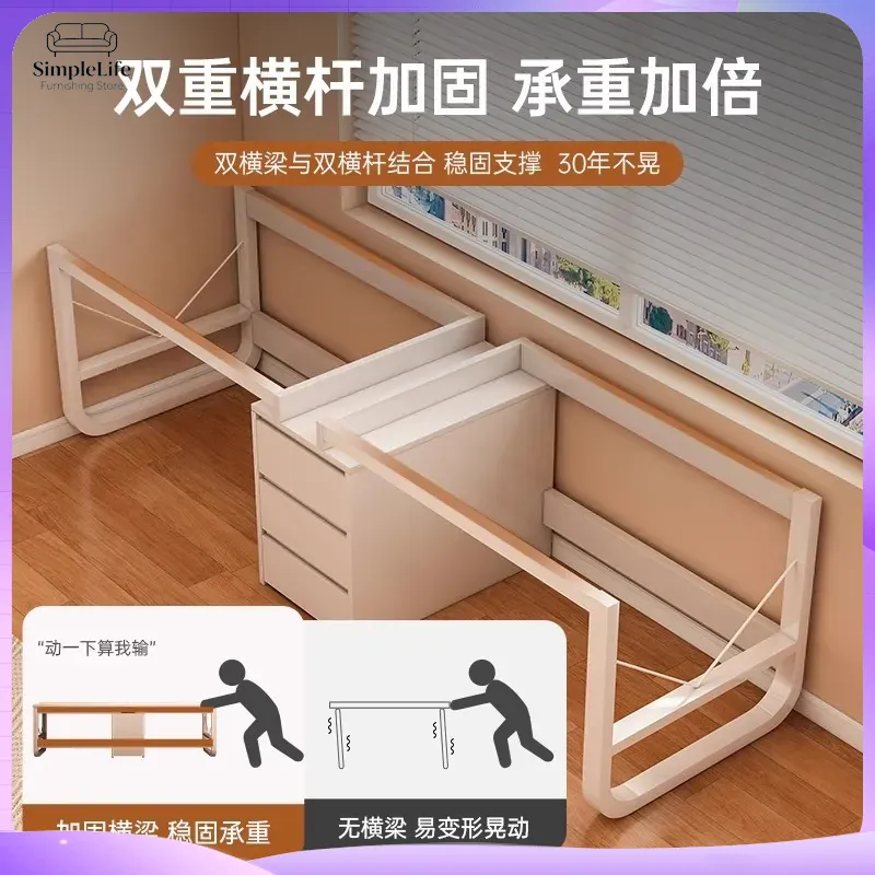 Double Computer Desk for Home  - Desk Setup L Shaped 评论和价格