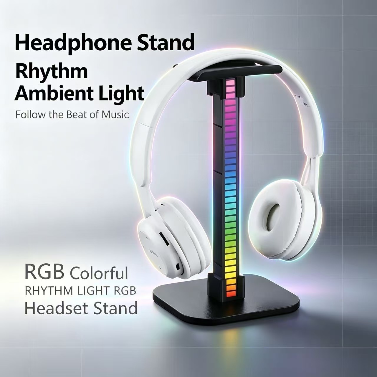 USB Gaming Headphone Stand RGB - Desk Setup Lamp 评论和价格
