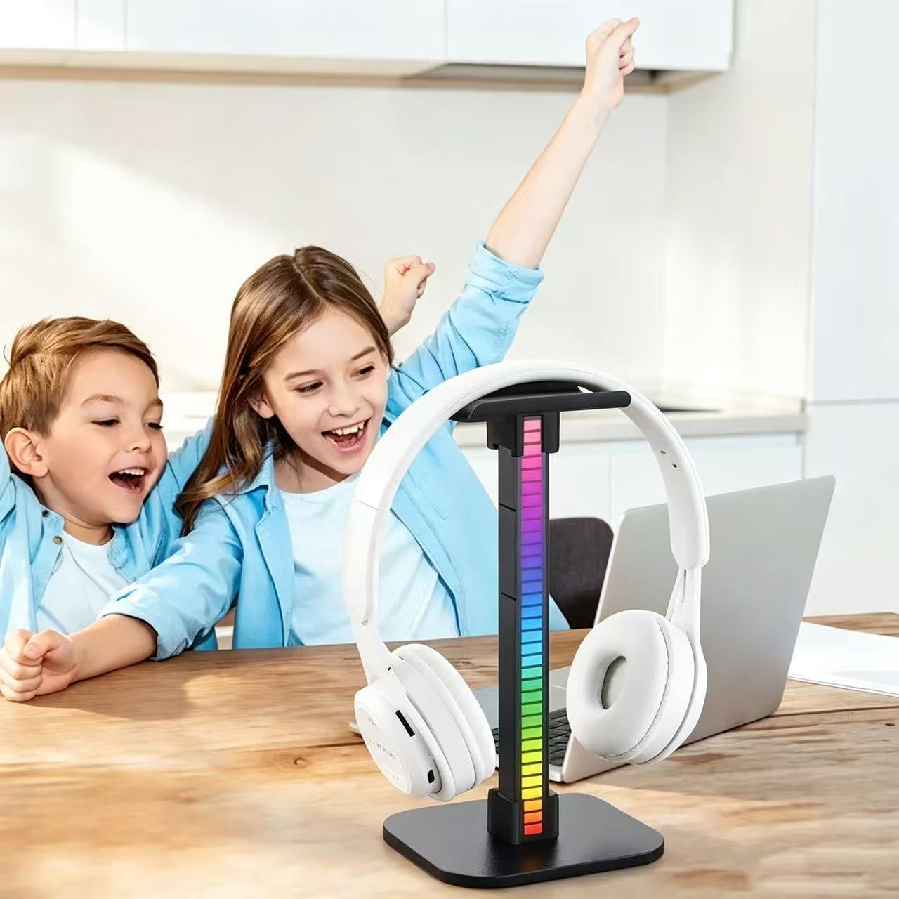USB Gaming Headphone Stand RGB - Desk Setup Lamp 评论和价格