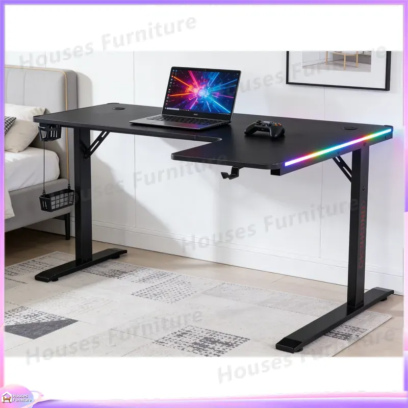Large 160cm Gaming Desk with L - Desk Setup L Shaped 评论和价格