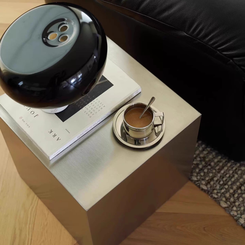 Italian Stainless Steel Side T - Desk Setup Minimalist 评论和价格